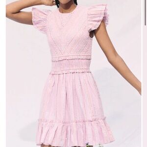 SAYLOR Zinnia Smocked Mini Dress
